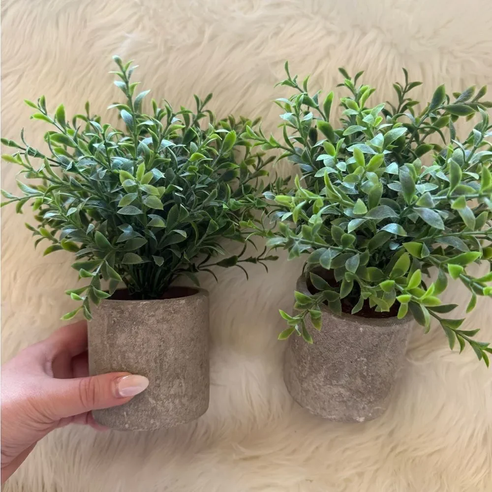 Faux mini plants